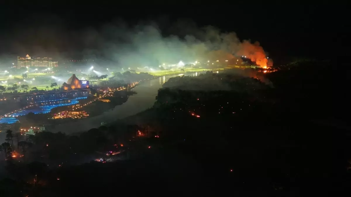 Kumköy’de Yangın Kontrol Altında