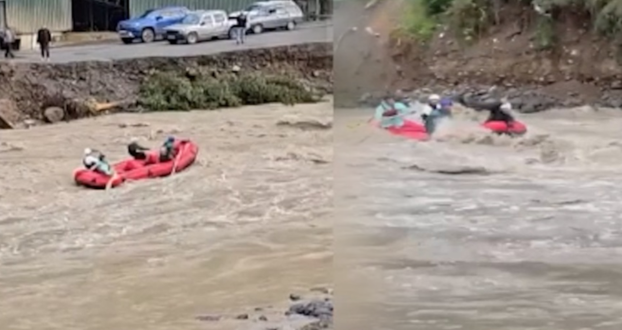 Su seviyesi yükselen Fırtına Deresi’nde rafting coşkusu
