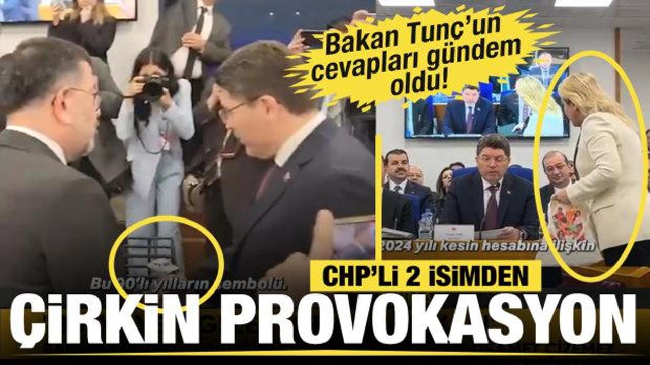 Bakan Tunç’tan peş peşe salvolar: CHP’lilerin provokasyonları sert kayaya çarptı!