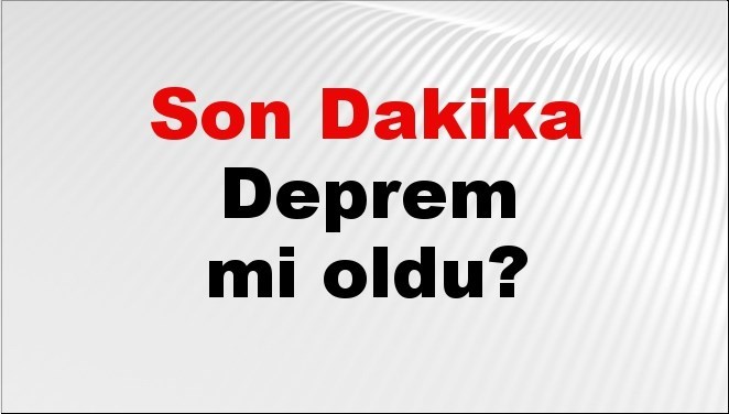 Son dakika Muğla’da deprem mi oldu? Az önce deprem Muğla’da nerede oldu? Muğla deprem Kandilli ve AFAD son depremler listesi 11 Kasım 2025