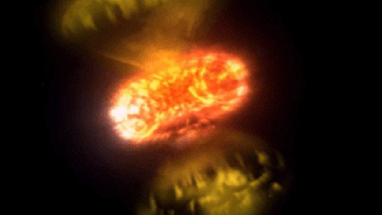 Yıldız patlaması yakından görüldü