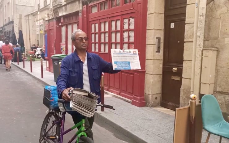 Fransa’nın son gazete satıcısı liyakat nişanına layık görüldü – Diken