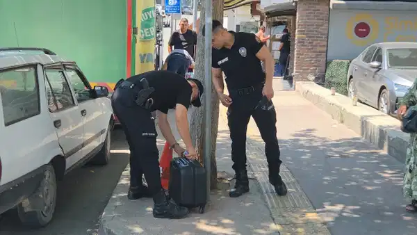 Samsunda supheli valiz panigi iaZfZtZu
